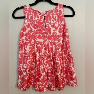 Lilly Pulitzer Silk Sleeveless Top Size 0